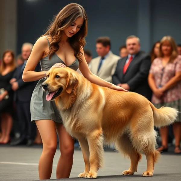 Golden Retriever : un champion des concours de beauté