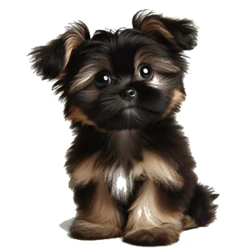 Les chiots Affenpinscher sont très petits à un mois