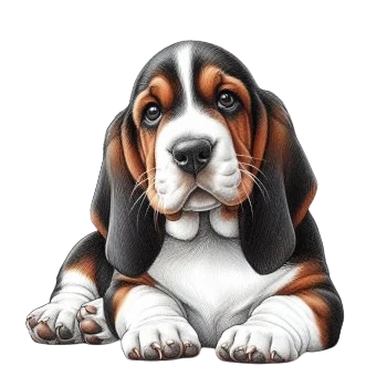 El cachorro de Basset de Westphalia tiene una gran resistencia