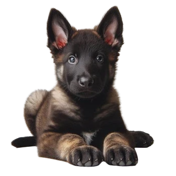 The Dutch shepherd puppy is an intelligent and versatile dog