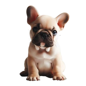 The French Bulldog puppy is known for its affectionate character and its playful nature