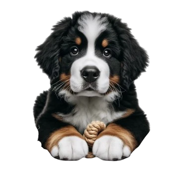 The Bernese Bouvier puppy is affectionate, loyal and particularly patient