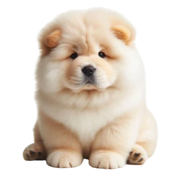 Le Chiot Chow-Chow est reconnaissable à son apparence de lion en miniatur