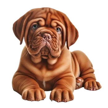 The Bordeaux Dogue puppy is well known for his loyalty to his family