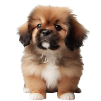 A Tibetan spaniel puppy is a real ball of joy