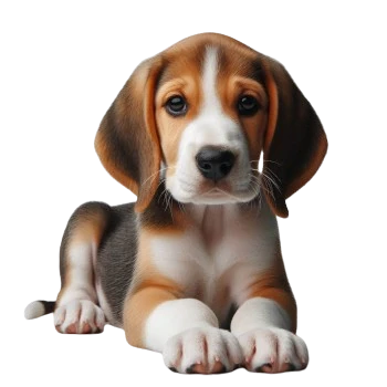 Le chiot Foxhound Anglais est un chien sociable