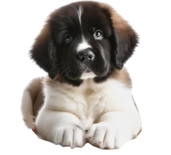 The Gascon Saintongeois puppy is a dog very appreciated for its kindness