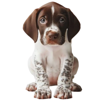 Le Chiot Pointer Anglais est élégant et athlétique