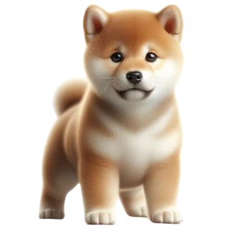 The Shiba Inu puppy is famous for its compact and elegant appearance